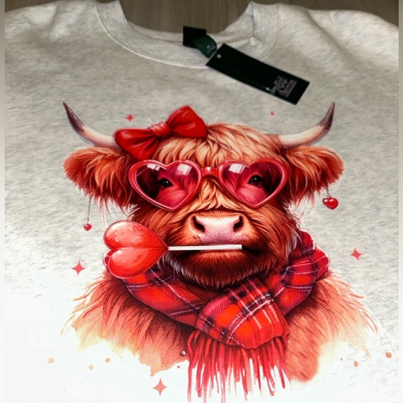 NWT! Valentine's Day sweater size M - Picture 3 of 5